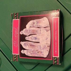 Crystaled Christmas Nativity